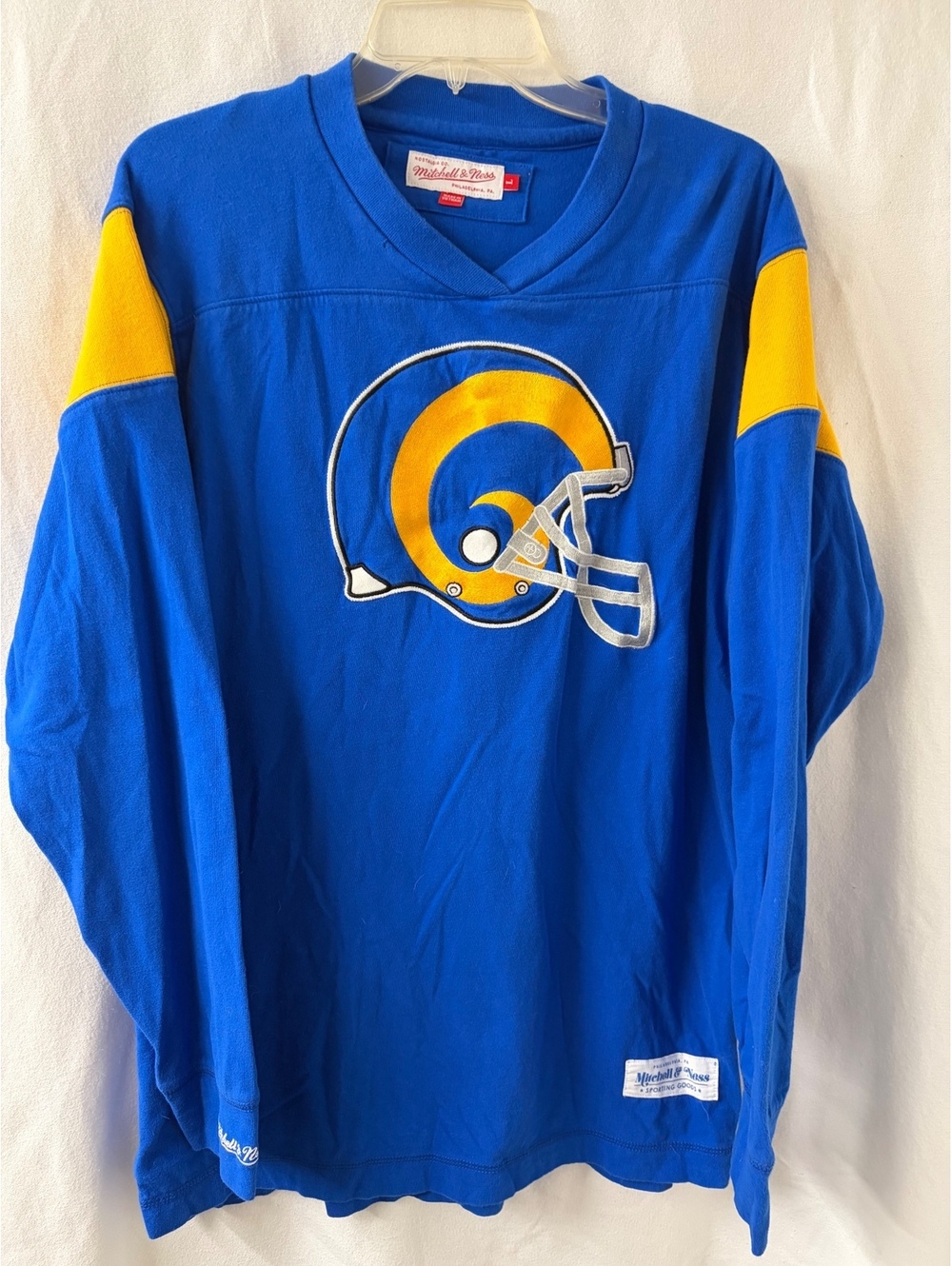 Mitchell & Ness Los Angeles Rams NFL Throwbacks Football Jersey Shirt Large